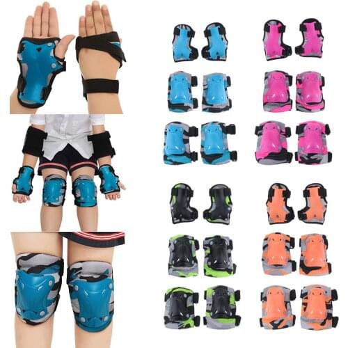 Boys Girls Kids Skate Cycling Bike Safety Knee Elbow Pad Set Multi Sports Protective Gear