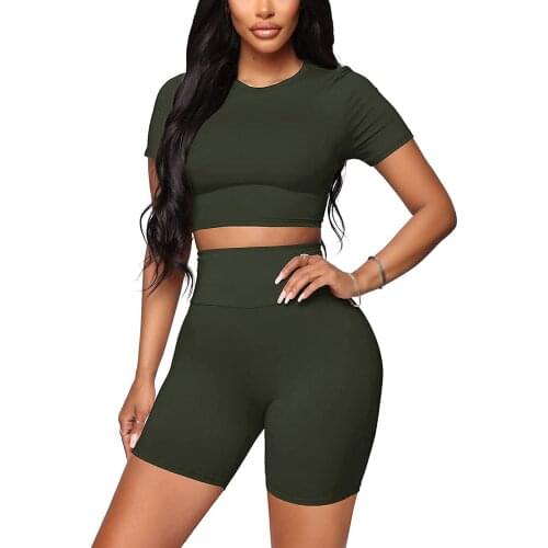 Womens Slim-fit Hip-lifting Yoga Sports Suit Professional Solid Tight Fitness Running Breathable Suit Quick Dry Sport Suit