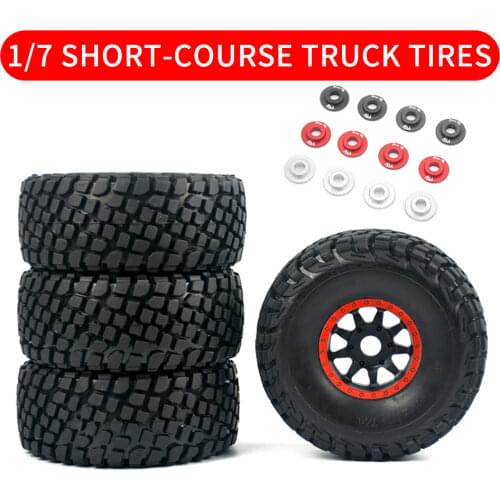 1/8 Mojave Short-course Truck Tire Tires Wheel UDR FS Desert Truck Off-road Buggy 17MM Adapter Wearable 336184 RC Model Car