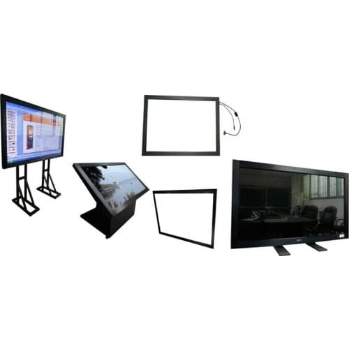 10 real points 50 inch IR multi touch panel kit,50" Infrared touch screen frame overlays
