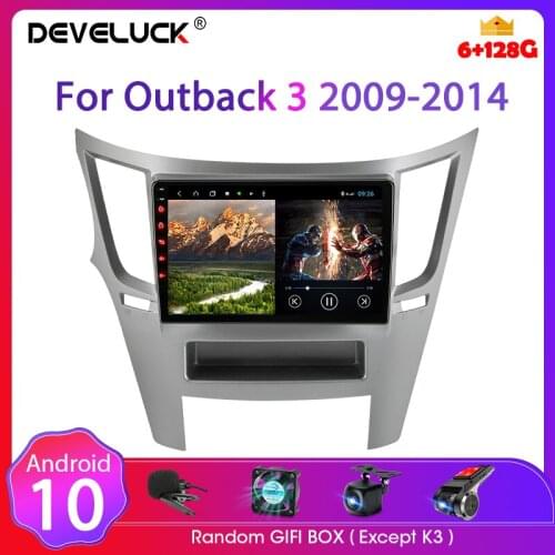 9 " Android 10 Car Radio carplay GPS Navigation Multimedia Video Player Stereo DVD for Subaru Outback 3 Legacy 4 2009 - 2014 CE