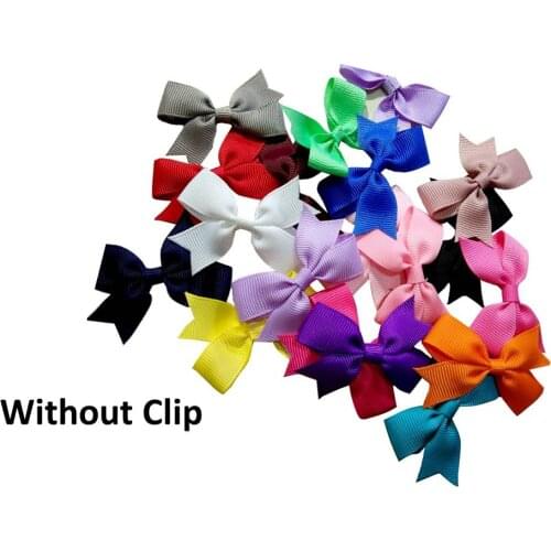 Without clip) 2" Grosgrain Ribbon Boutique bow ,Diy Headdress Comic Accessories 100pcs