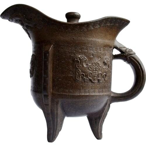 Teapot 180ml traditional Chinese classic jue Tripod dragon Pots kungfu tea set handmade teaware kettle Soak puer loose tea leaf