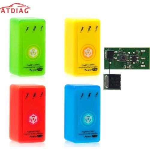 Power Prog Nitro OBD2 ECO OBDII Chip Tuning Box Powerprog ECU OBD Programmer With Reset Switch For Benzine Diesel Car