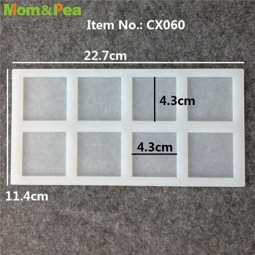 CX060 Square Shaped Silicone Mold Chocolate Ornamental Fondant Mould Cake Decoration Tools