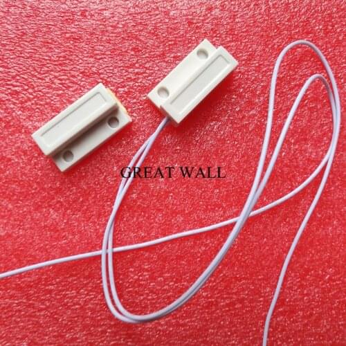 5pair MC-38 Wired Door Window Sensor 330mm Wire Lengthen Randomly Magnetic Switch Home Alarm System N.C Type