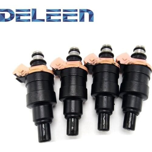 Deleen 4x A46-000001 High quality Fuel Injector For NISSAN RB20DET Skyline 180SX 200SX Car Accessories