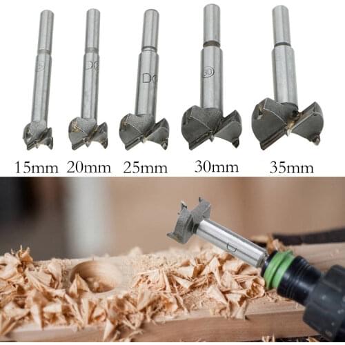 Woodworking Hole Opener Drilling Pilot Holes 15/20/25/30/35MM Hinge Boring Woodworking Hole Saw Cutter Drill Bit Wood Drilling