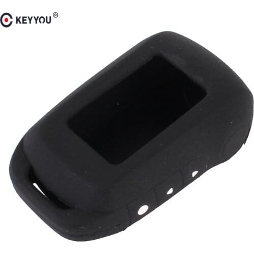 KEYYOU Two Way Car Alarm For Starline Silicone Cover Case For A92 Case For A92/A94/A62/A64/v62 Car-styling