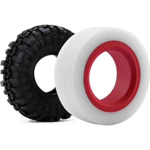 Dual Stage TPE Foam 114-120mm 100-110mm AX-4020R Fit 1.9" Wheel Tires For 1/10 RC Crawler Car TRX4 TRX6 Axial SCX10