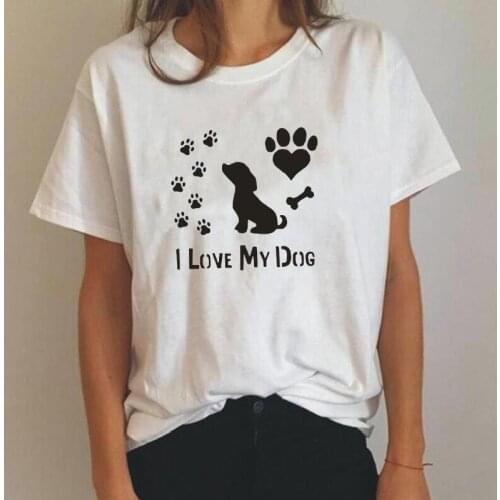 Harajuku Tshirt Summer Short Sleeve Hipster Tee Shirt Femme Funny Dog Paw Mom Graphic T Shirt Women Tops Casual Camiseta Mujer