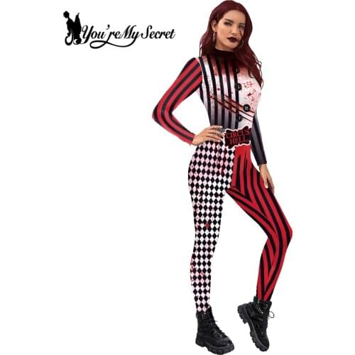 [You're My Secret]Justice Heroes Anime Bodysuit Print Sexy Onesies Bodysuit Halloween Costume Cosplay Adult Long Sleeve Jumpsuit