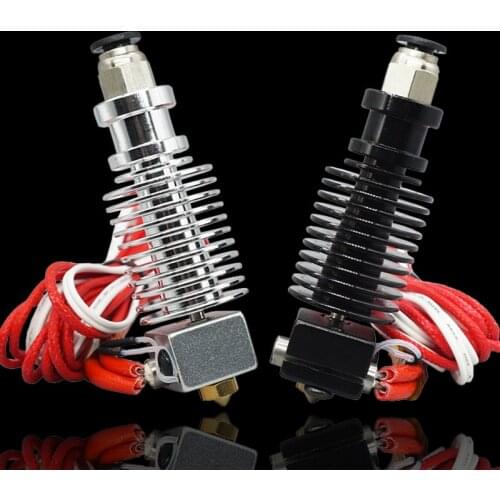 Free Shipping 3D Printer Partse E3D V6 hotend Kit Remote extruder 1.75/0.4mm Nozzle 12V/24V j-head