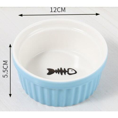 Legendog 2PCS Cat Food Bowl Double Neck Protective Dog Bowl Pet Dish Bowl With Stand To Protect PetS Neck