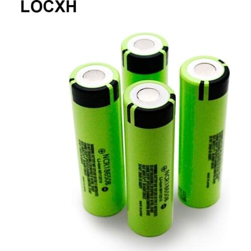 LOCXH 100% New Original NCR18650B 3.7v 3400mah 18650 Lithium Rechargeable Battery Suitable for Flashlight Battery (1-20 PCS)