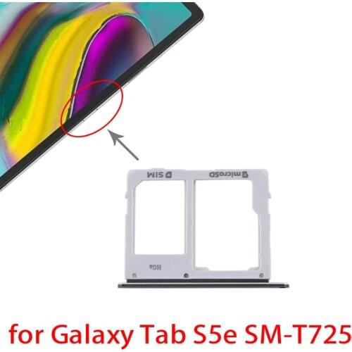 SIM Card Tray + Micro SD Card Tray for Samsung Galaxy Tab S5e SM-T725