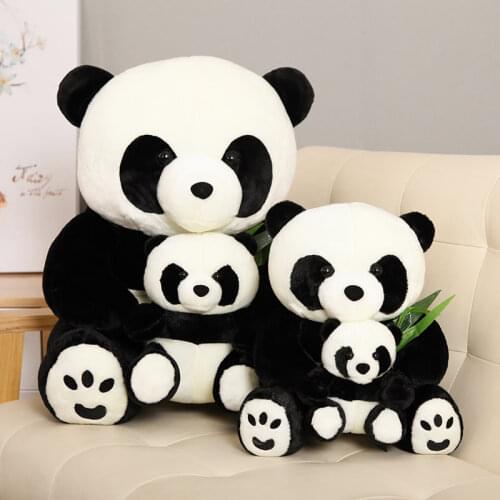 Cute Chinese Panda Plush Toy Black and White Plush Toy Living Room Animal Peluches De Animales Home Decoration BD50WJ