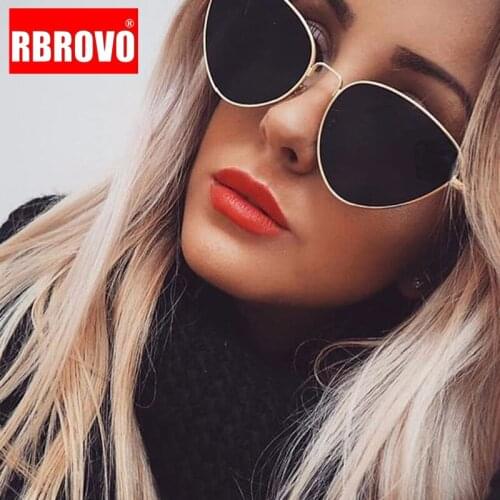 RBROVO Sexy Small Sunglasses Women Vintage Cat Eye Glasses Women Red Black Eyeglasses Female Ladies Gafas De Sol Mujer UV400