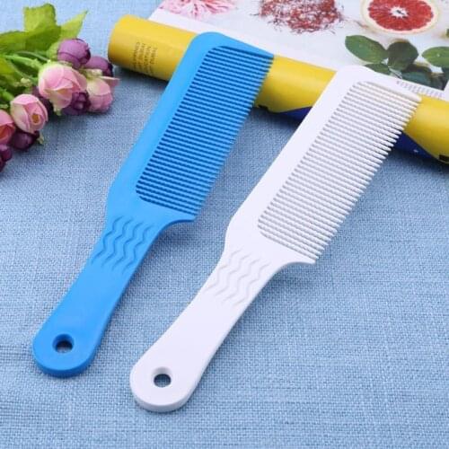 Plastic Wave Pattern Comb Flat Haircut Comb for Pro Salon Barber Hairdressing Tool Hair Care Supplies random