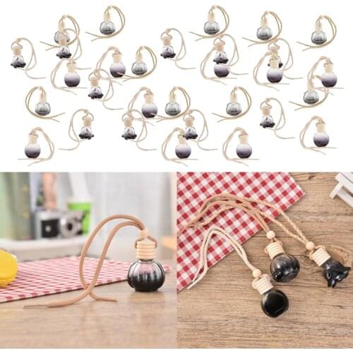 10ml Car Diffuser Bottle Hanging Essential Oil Car Diffuser Car Perfume Bottle, Set of 30
