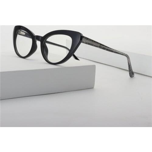 Progressive Multifocal Glasses Photochromic Reading Glasses for women High Quality Black Leopard Cat Reading Glasses NX