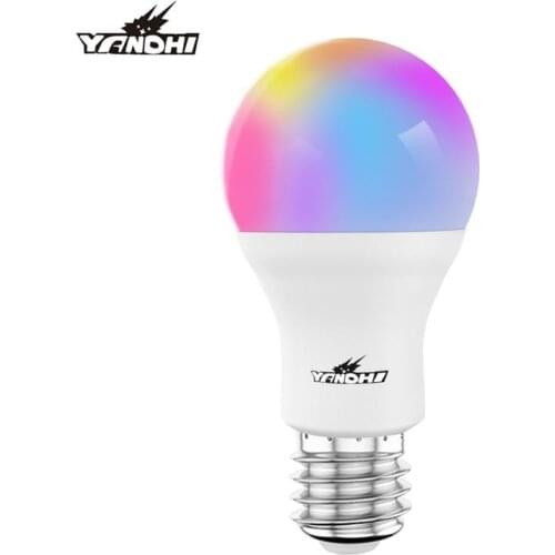 YANDHI Tuya Zigbee 3.0 Smart RGB+CCT E27 LED Light Bulb 10W Dimmable Lamp Smart Life APP Remote Control With Alexa Google Home