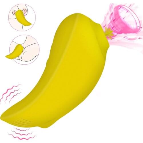 Sucking G Spot Vibrator Oral Tongue Pussy Licking Clitoris Stimulator Clit Sucker Nipple Massager Sex Toys for Women Adults