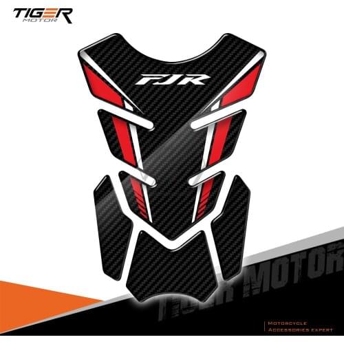 For Yamaha FJR 1300 FJR1300 A/AS/ABS 3D Carbon-look Motorcycle Tank Pad Protector Sticker
