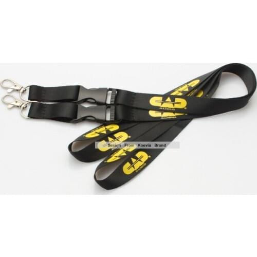 300pcs Cotton Polyester Neck Lanyard Logo Custom Print Giveaways Cheap detachable Sublimation Lanyard Strip Swivel Hook