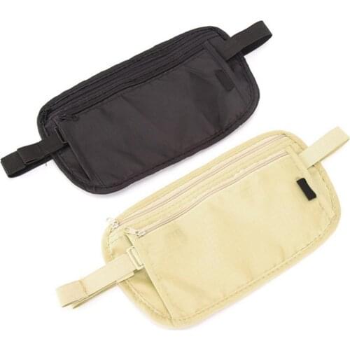 65% Dropshipping!!Small and secure hidden wallet, passport holder and chest nylon belt bag