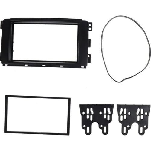 Car Stereo Radio Fascia Panel 2 Din Frame Kit for Mercedes Benz SMART ForTwo (BR451) 2007-2010 178X102mm