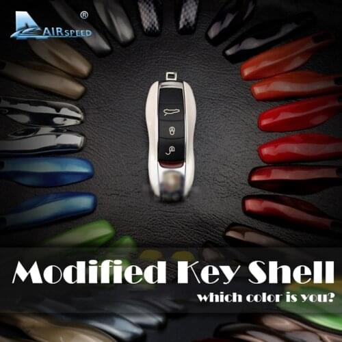 Airspeed Car Fob Remote Key Case Key Cover Key Shell Refit Replacement for Porsche Boxster Cayman 911 997 Panamera Cayenne Macan