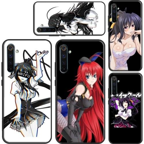Akeno Rias Gremory High School Dxd Case For OnePlus 8T 9R Nord 7 8 9 Pro Coque For Realme 8 Pro Q3 6 7 C3 C11 C21 C15 GT Neo