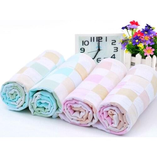 Baby Bath Towel Muslin Gauze Towels Handkerchief For Newborn Bib Kids Feeding Burp Cloth Scarf Face Washcloth Wash Stuff