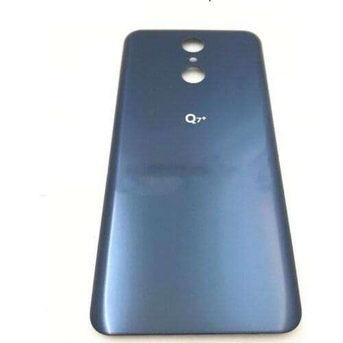 For LG Q7 Q7+ Battery Cover Case Back Battery Cover Rear Door Back Case Housing Case With Logo