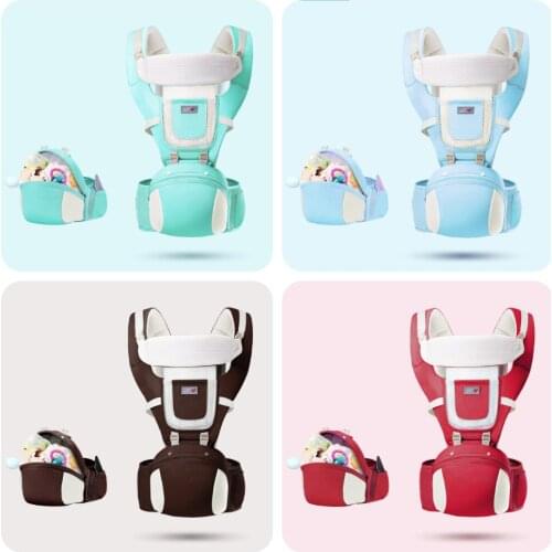 Ergonomic Baby Carrier Breathable Infant Wraps Portable Waist Stool Baby Travel Sling Detachable Shoulder Strap Newborn Carrier