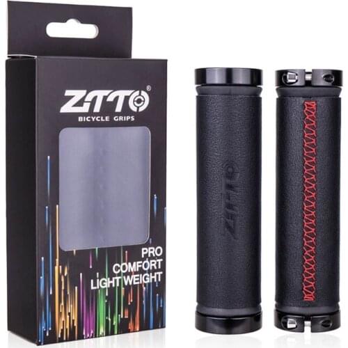 Ergonomic Straight Mountain Bike Handlebar Cover Microfiber Leather Riding Gear H4GF