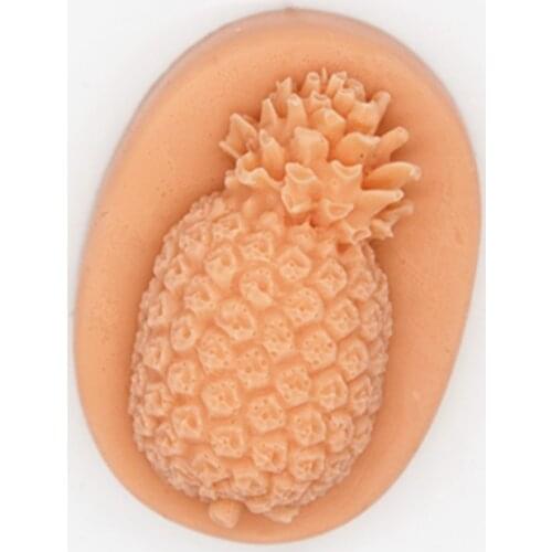 6.9x5x3cm handmade soap mold oval shape pineapple silicone mould finished soap about 60g