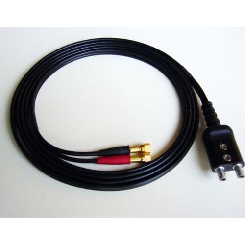 Cable for flaw detector Equality LEMO-00 Dual Plug to 2 Microdot Krautkramer