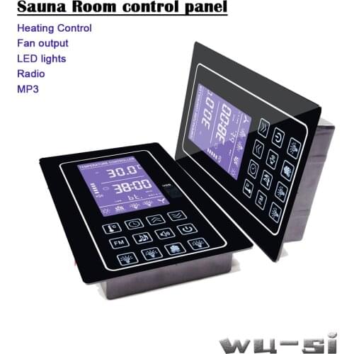 110V 220V 30A Sauna heating controller, blue LCD screen with multifunctional application