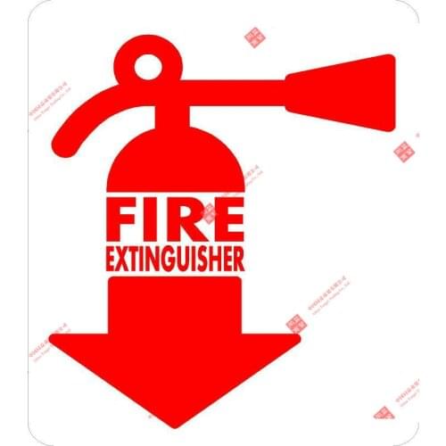 Creative Racing 732 (2) Fire Extinguisher Inside DOT Sticker Truck Bus Car Label Decal Sticker Racing Motorcycle Helmet Sticker