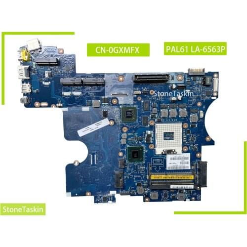 Best Value CN-0GXMFX for Dell Laitude E6520 Laptop Motherboard PAL61 LA-6563P N12P-NS2-S-A1 DDR3 100% Tested
