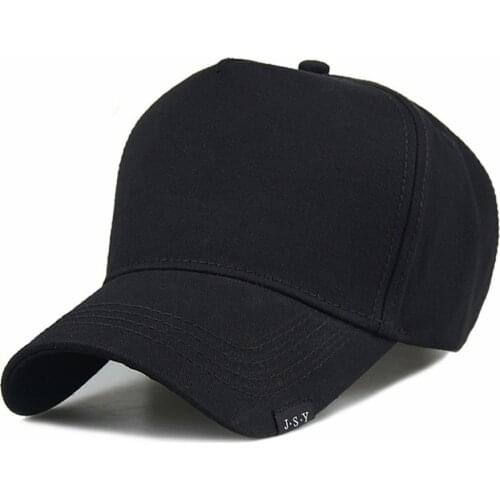 Man Hard Top Large Sport Cap Male Oversize Cotton Sun Hat Adult Plus Size Polyester Dry Quickly Baseball Caps 56-60cm 60-65cm