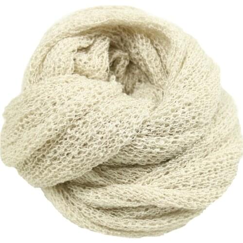 Newborn Baby Photography Wraps Baby Stretch Knit Swaddle Infant Photo Shooting Blanket for Photo Shooting Accessories