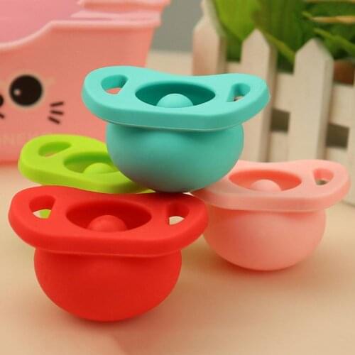 Solid Color Baby Retractable Pacifier Food Grade Silicone Soother Dummy Nipple wonderful baby supplies gifts for new mother