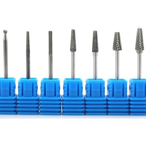 Tungsten Milling Cutter Burr Carbide Nail Drill Bit For Manicure Pedicure Drill Bits Machine Accessories Nail File Nail Tools