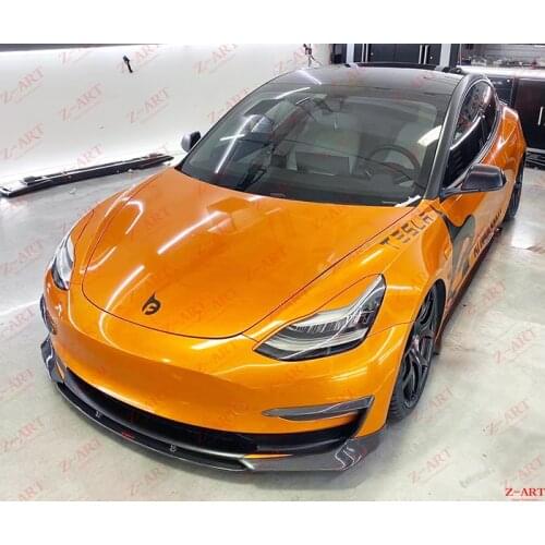 Z-ART for Tesla model 3 carbon fiber body kit model 3 carbon fiber aerokit for Tesla 3 carbon fiber aerodynamic kit tuning kit