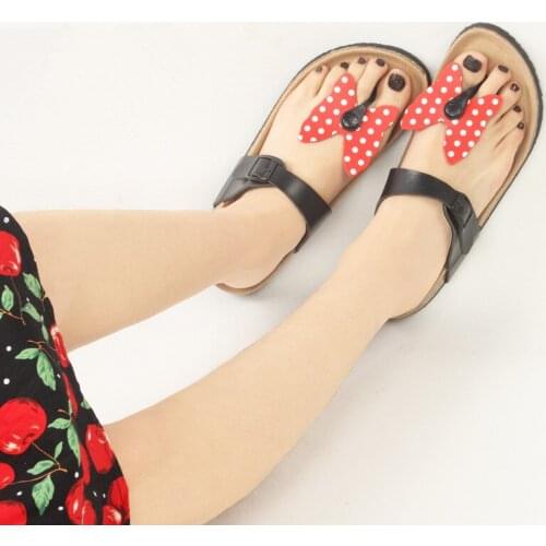 COSMAGIC Fashion Cork Slipper 2021 New Women Summer Beach Sweet Mixed Color Butterfly Patchwork Slides Flip Flops Shoe