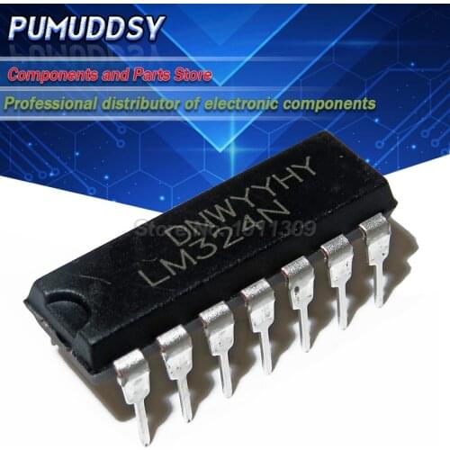 10PCS LM324 LM324N LM324P DIP-14 New Wholesale Electronic