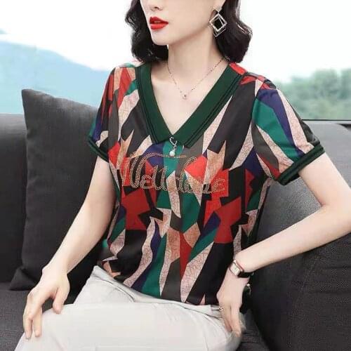 2021 Women Spring Autumn Style Chiffon printed Blouses Shirts Lady Casual Loose Style Long Sleeve O-Neck Chiffon Blusas Tops